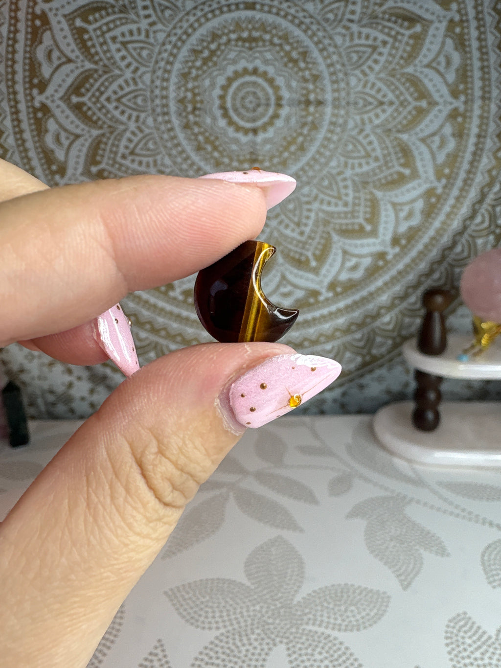 Mini Tigers Eye Moon