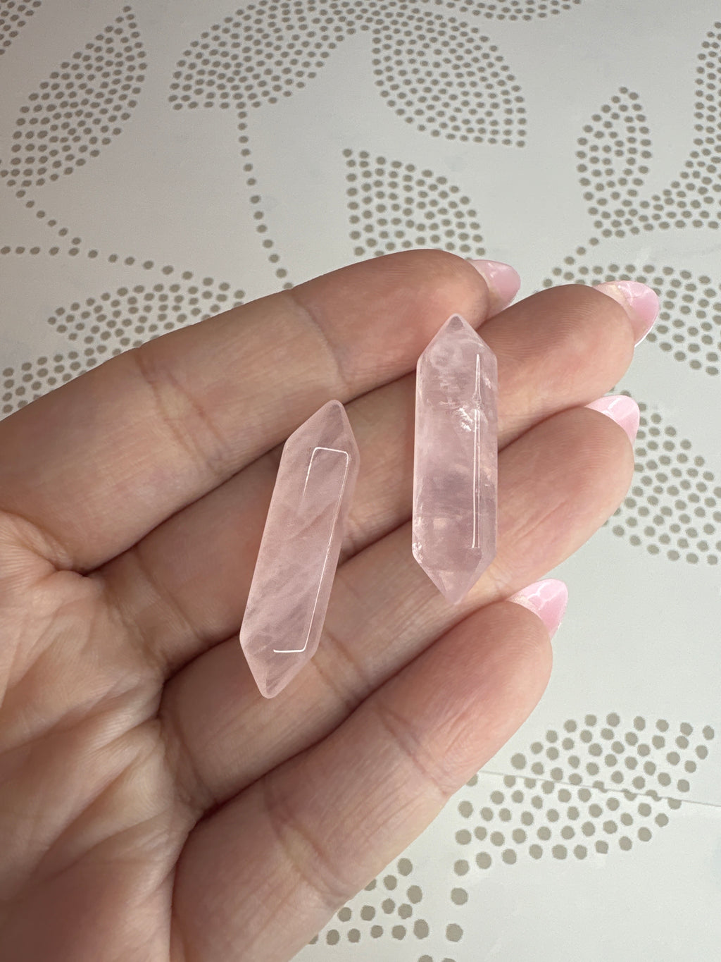 Small Rose Quartz DT