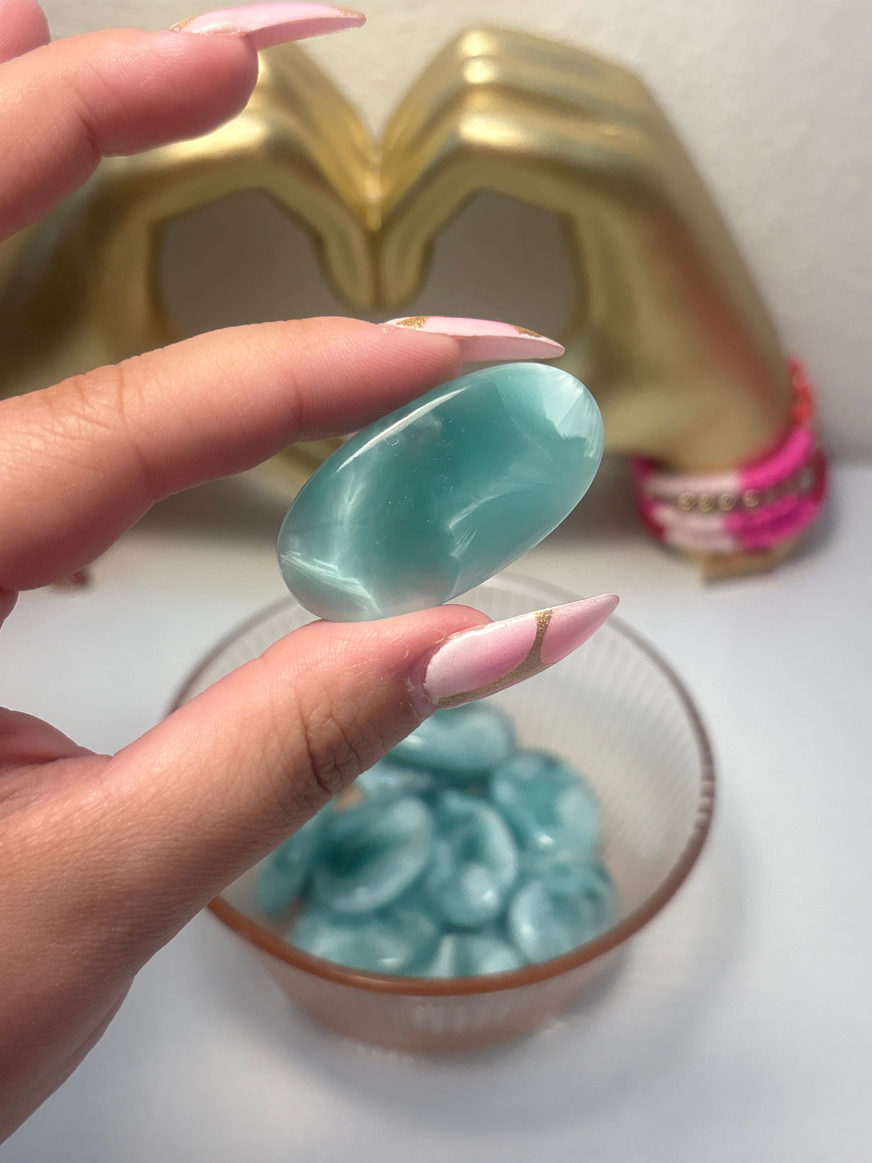 Hemimorphite Cabochons ￼