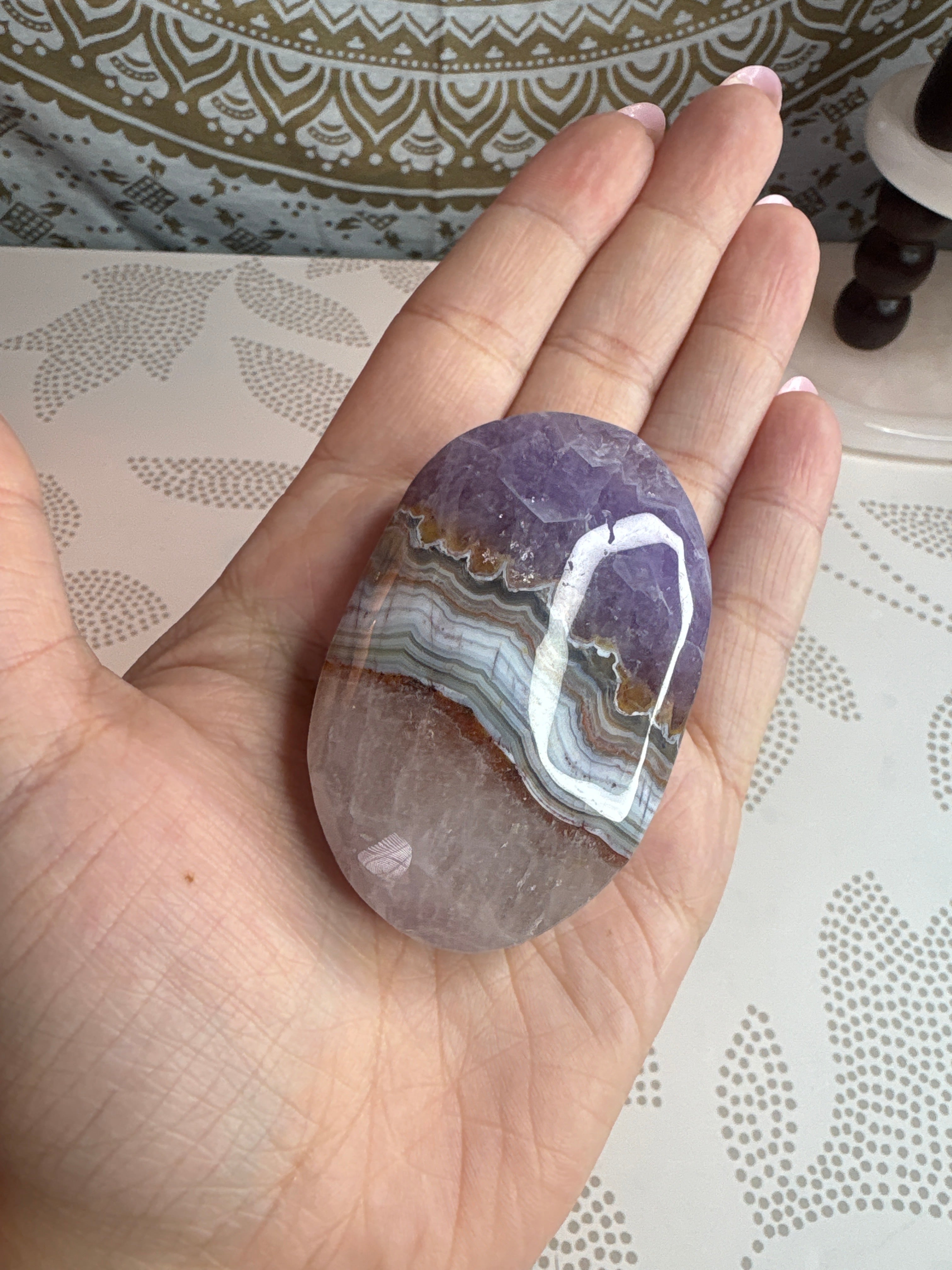 Amethyst Palmstone