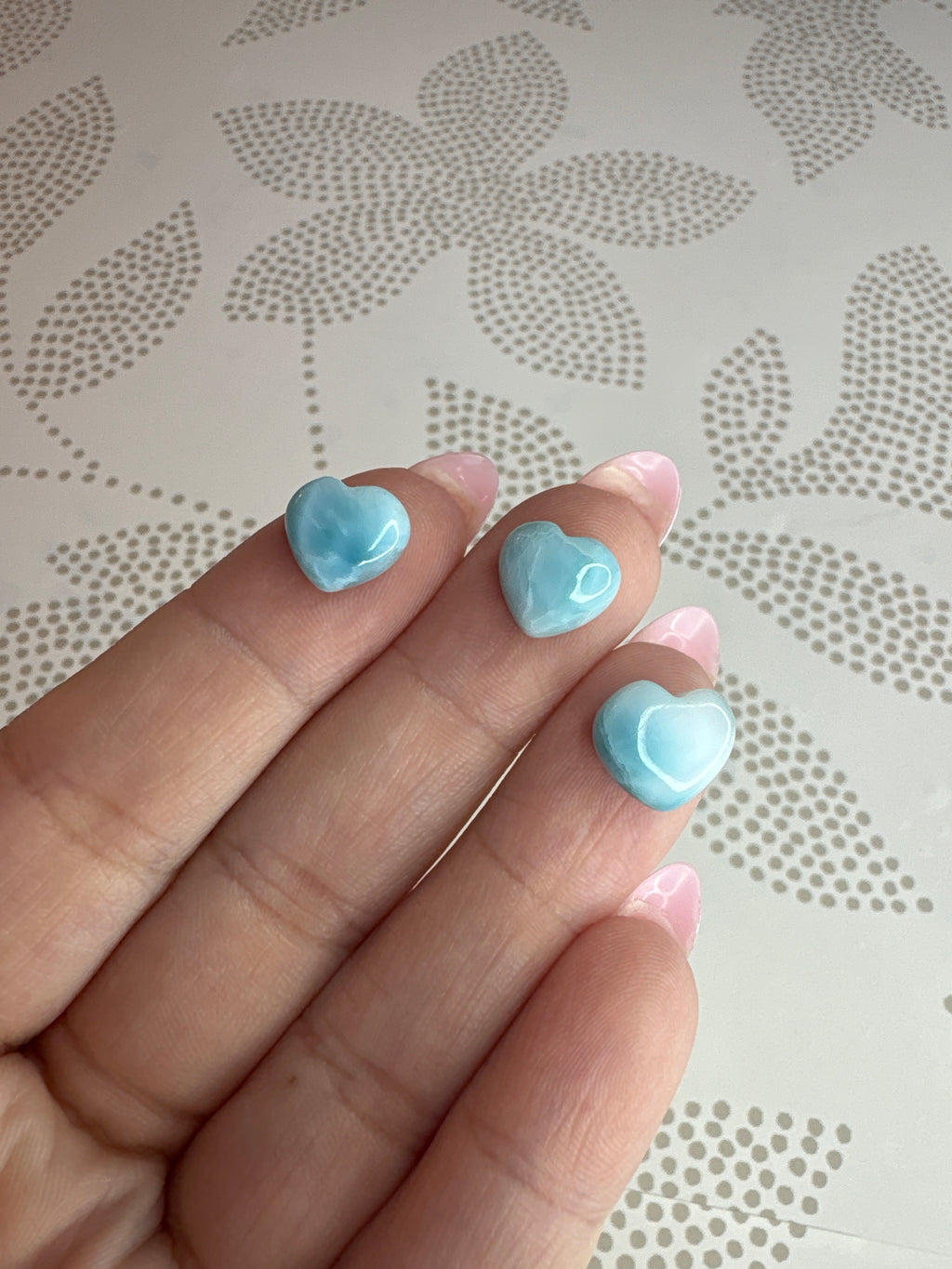 Mini Larimar Heart