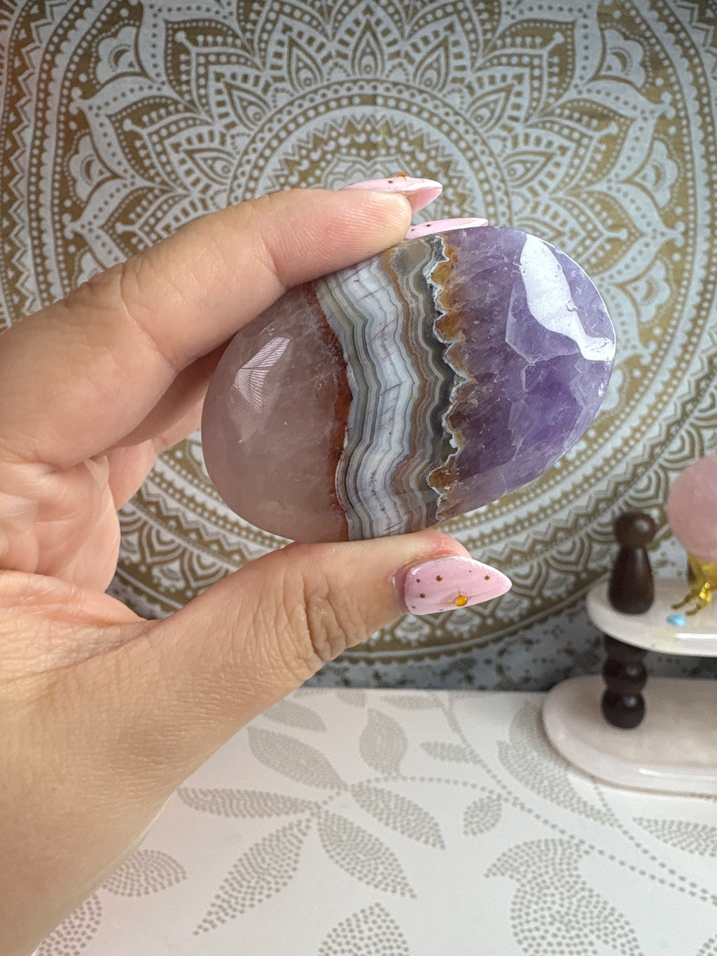 Amethyst Palmstone