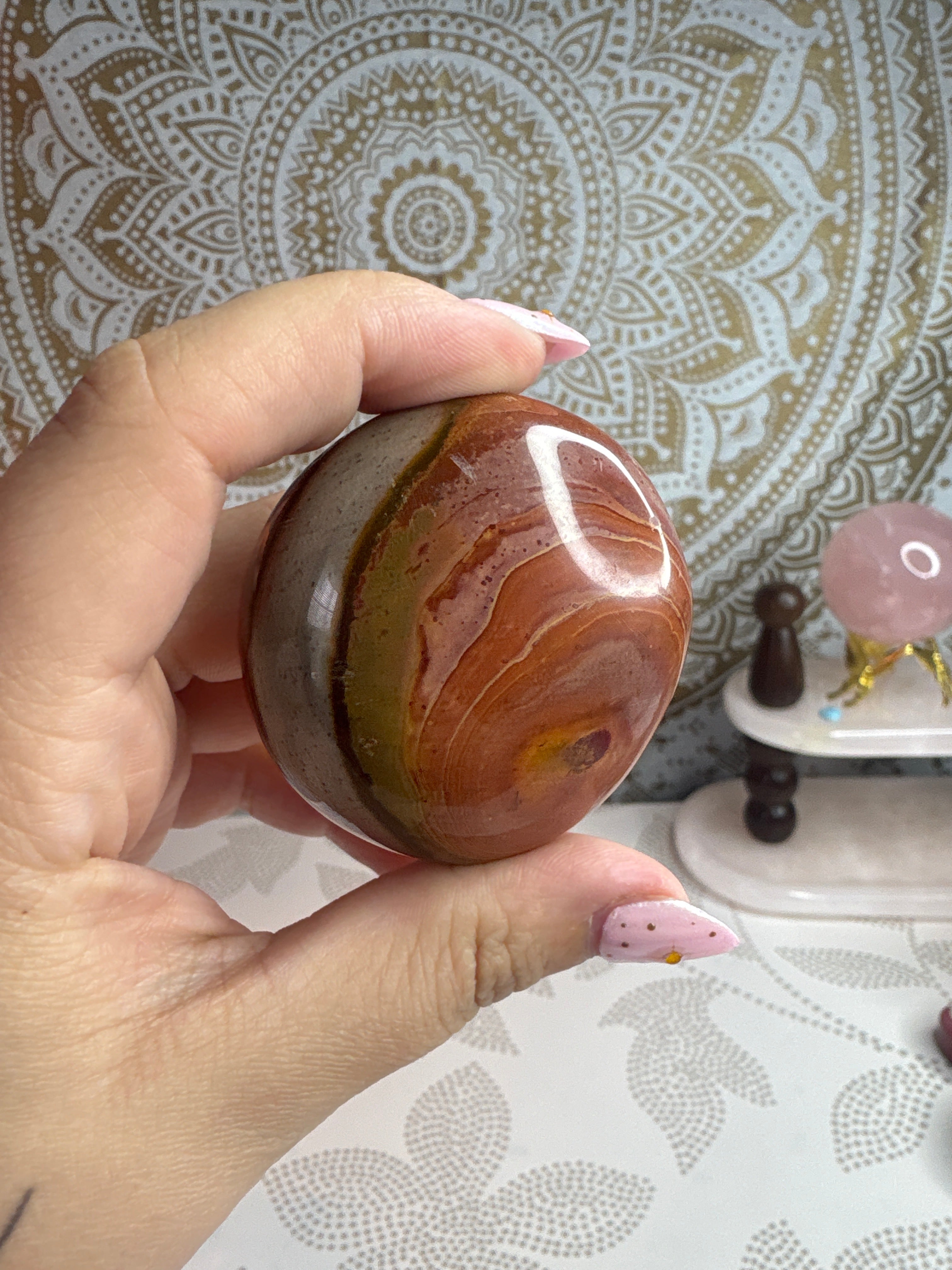 Ocean Jasper Palmstone