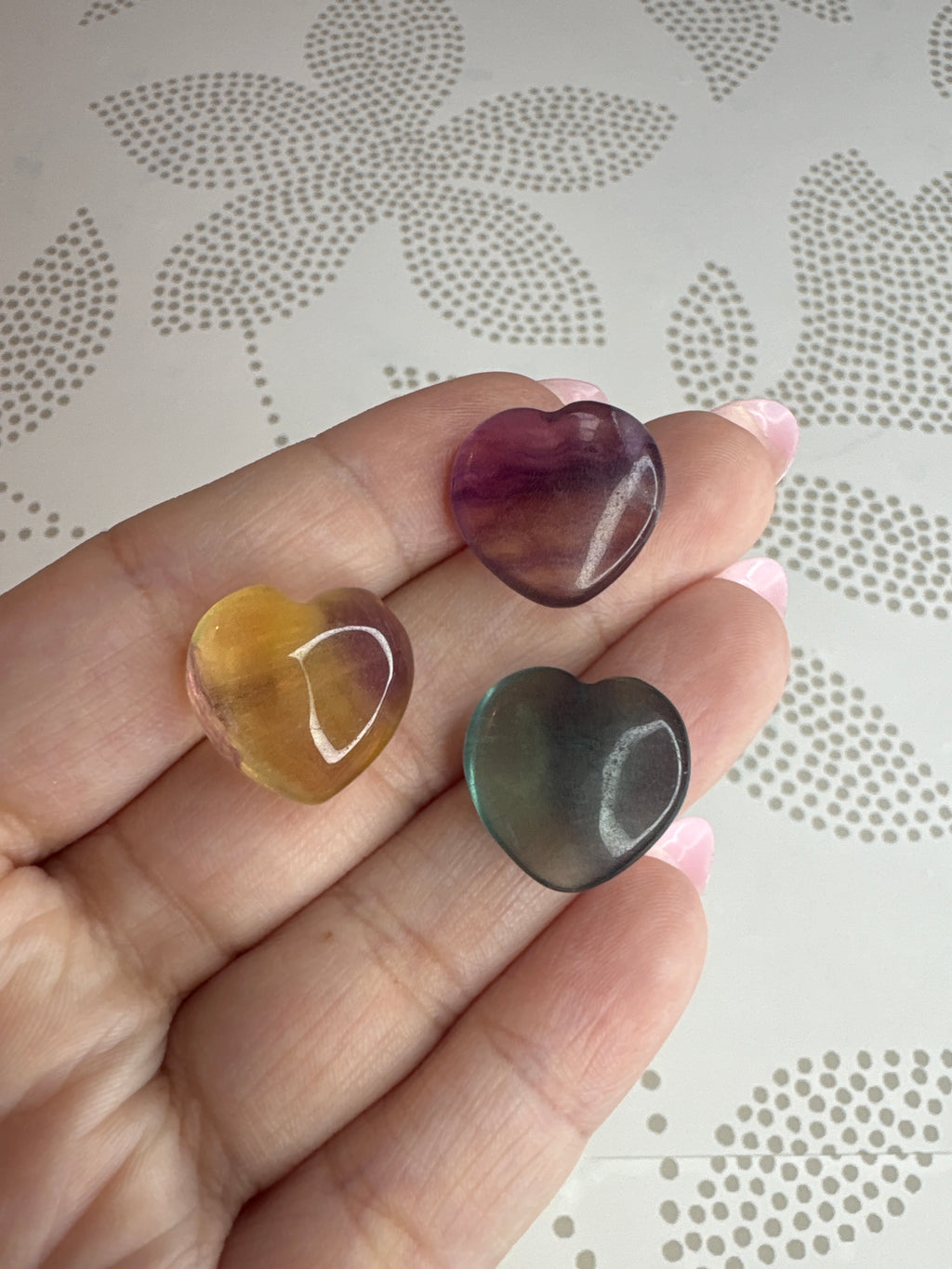 Small Fluorite Heart