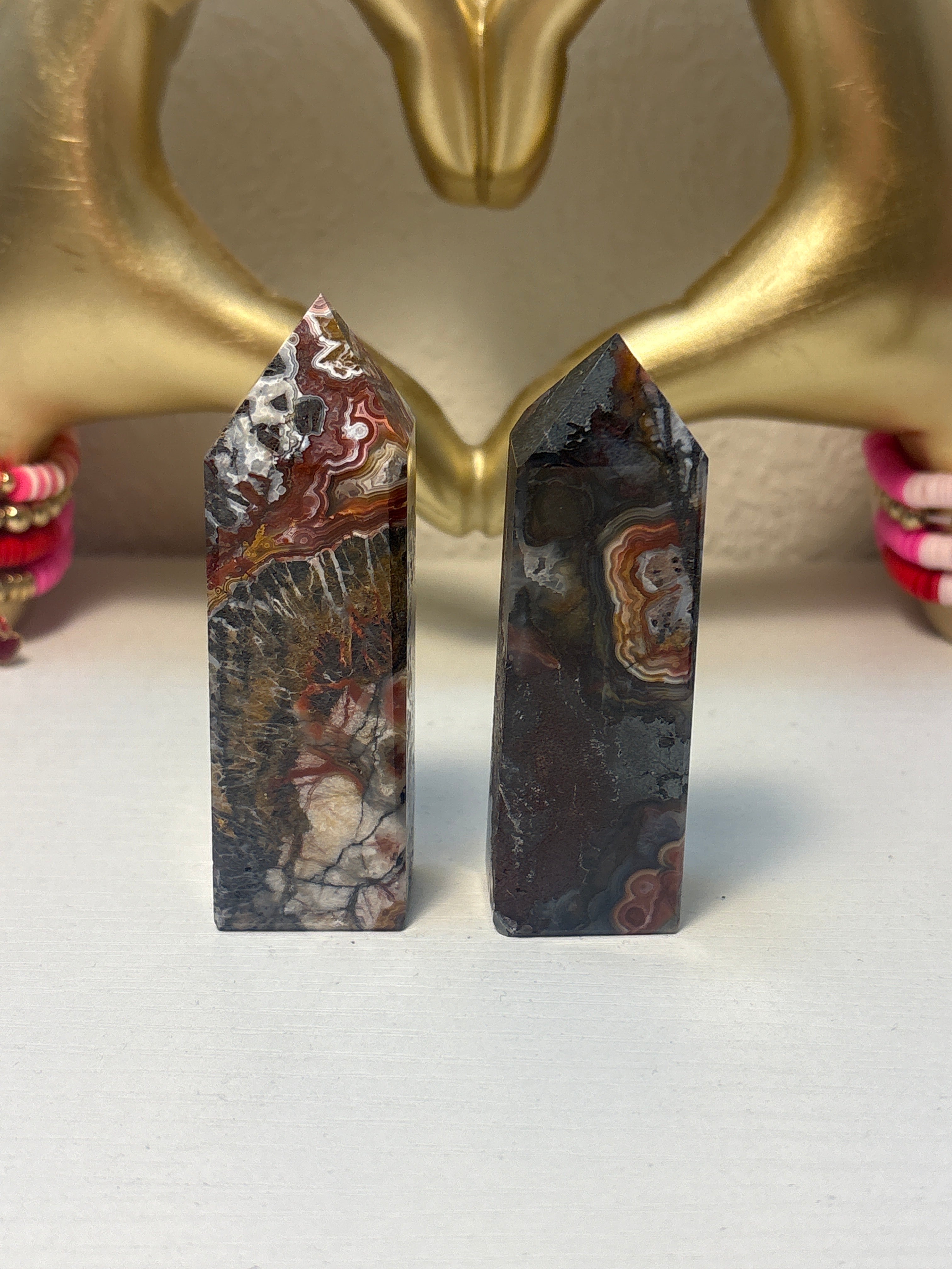 Crazy Lace Agate Tower