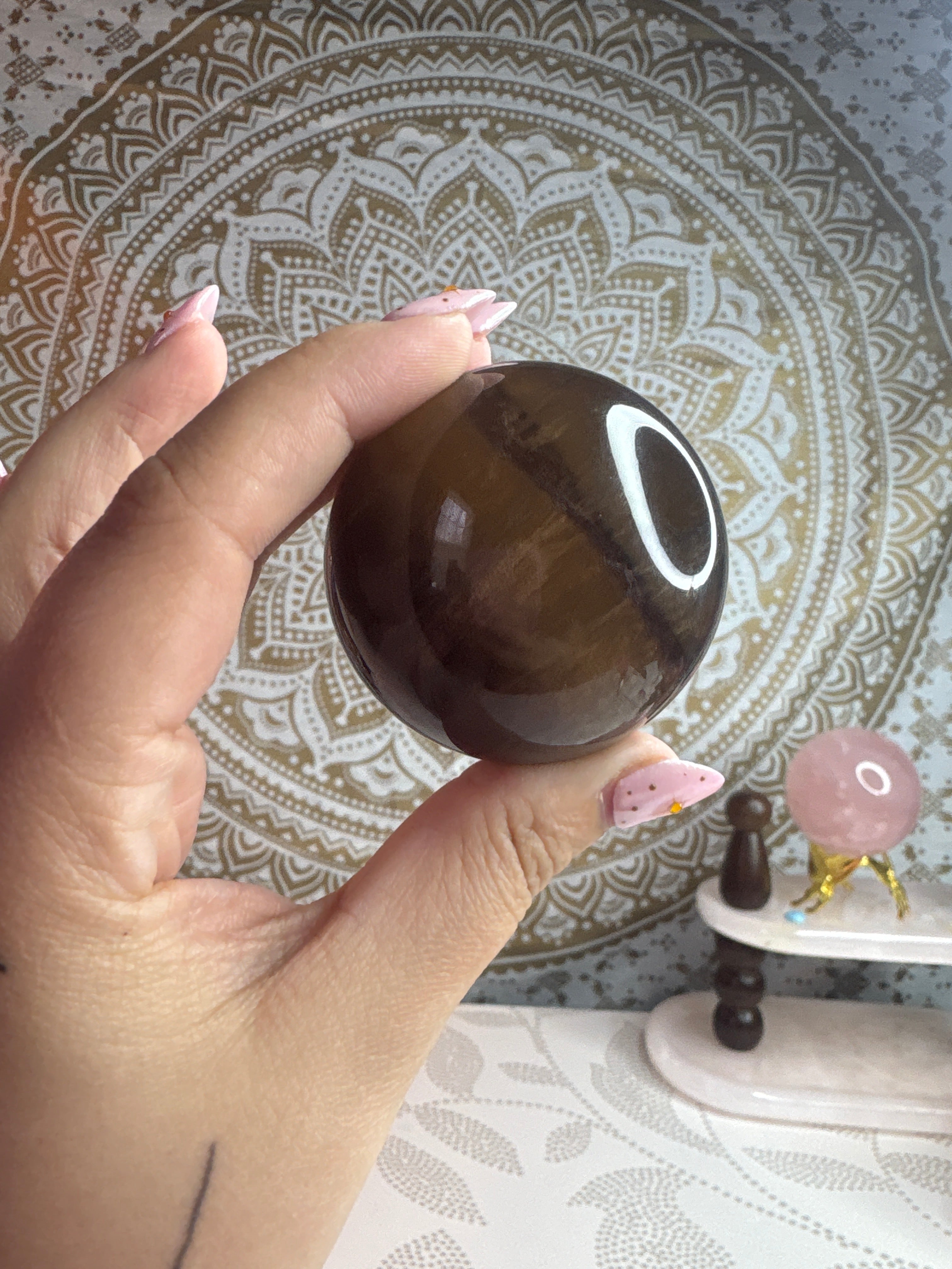 Imperfect Fluorite Sphere