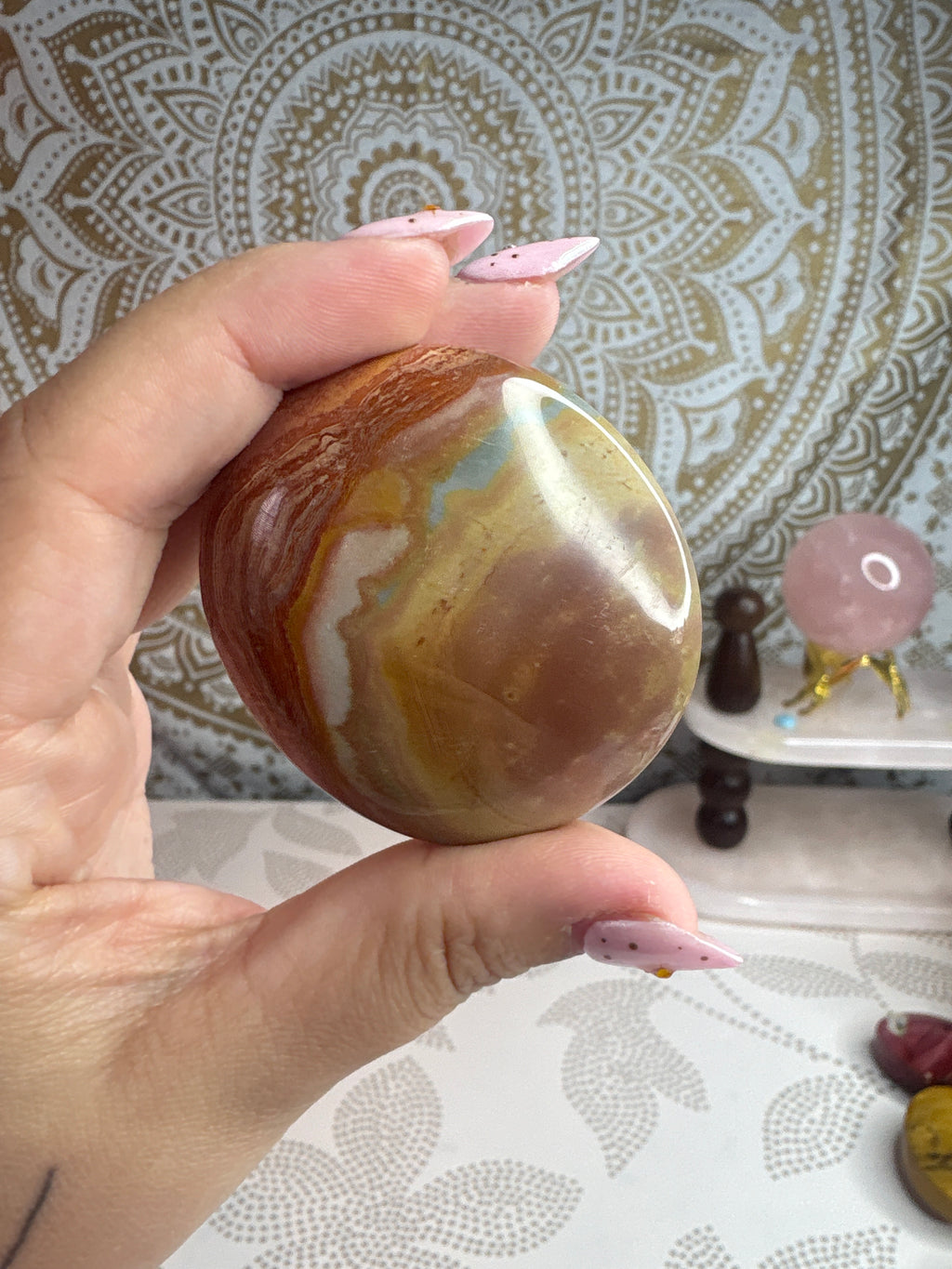 Ocean Jasper Palmstone