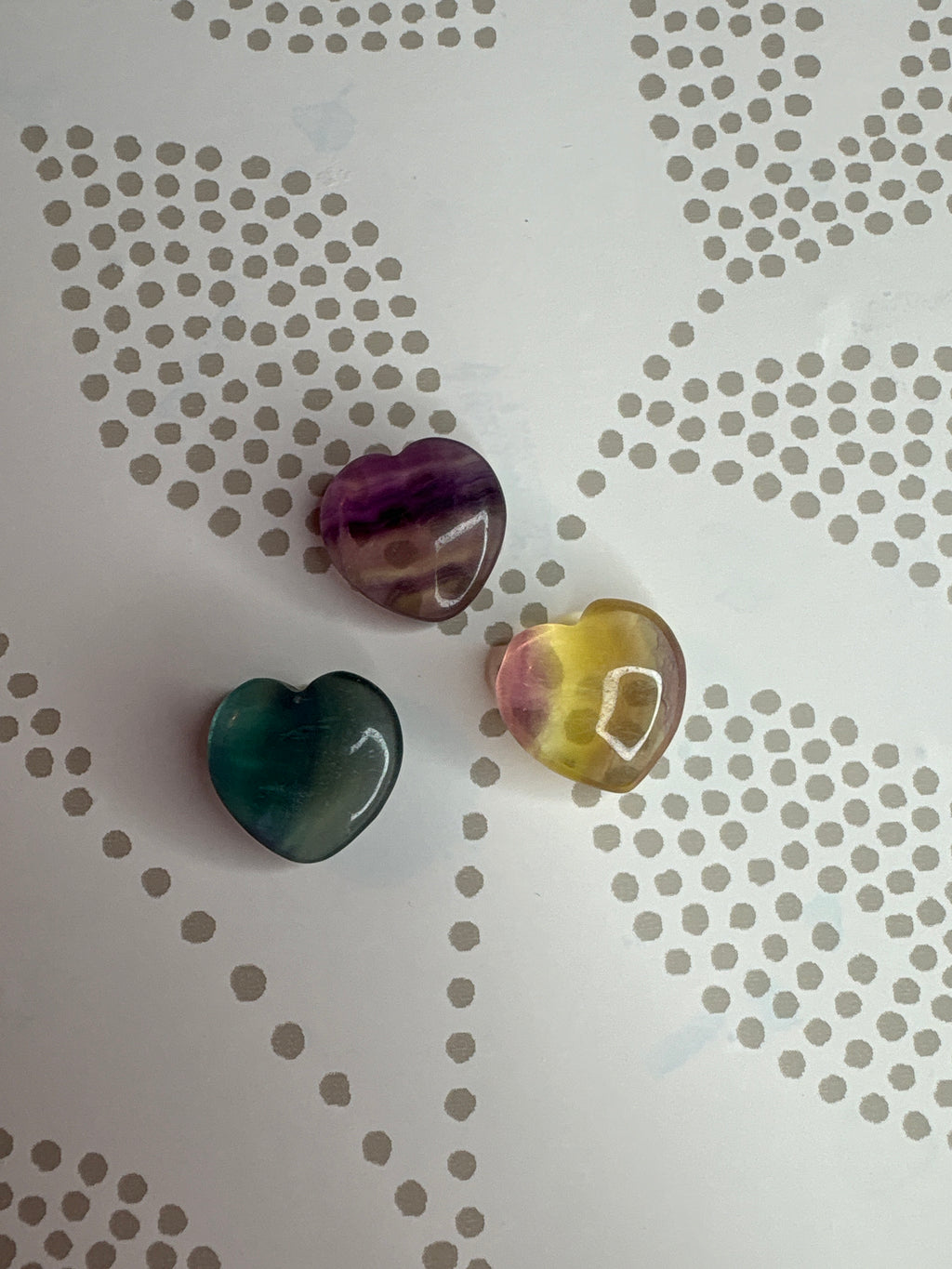 Small Fluorite Heart