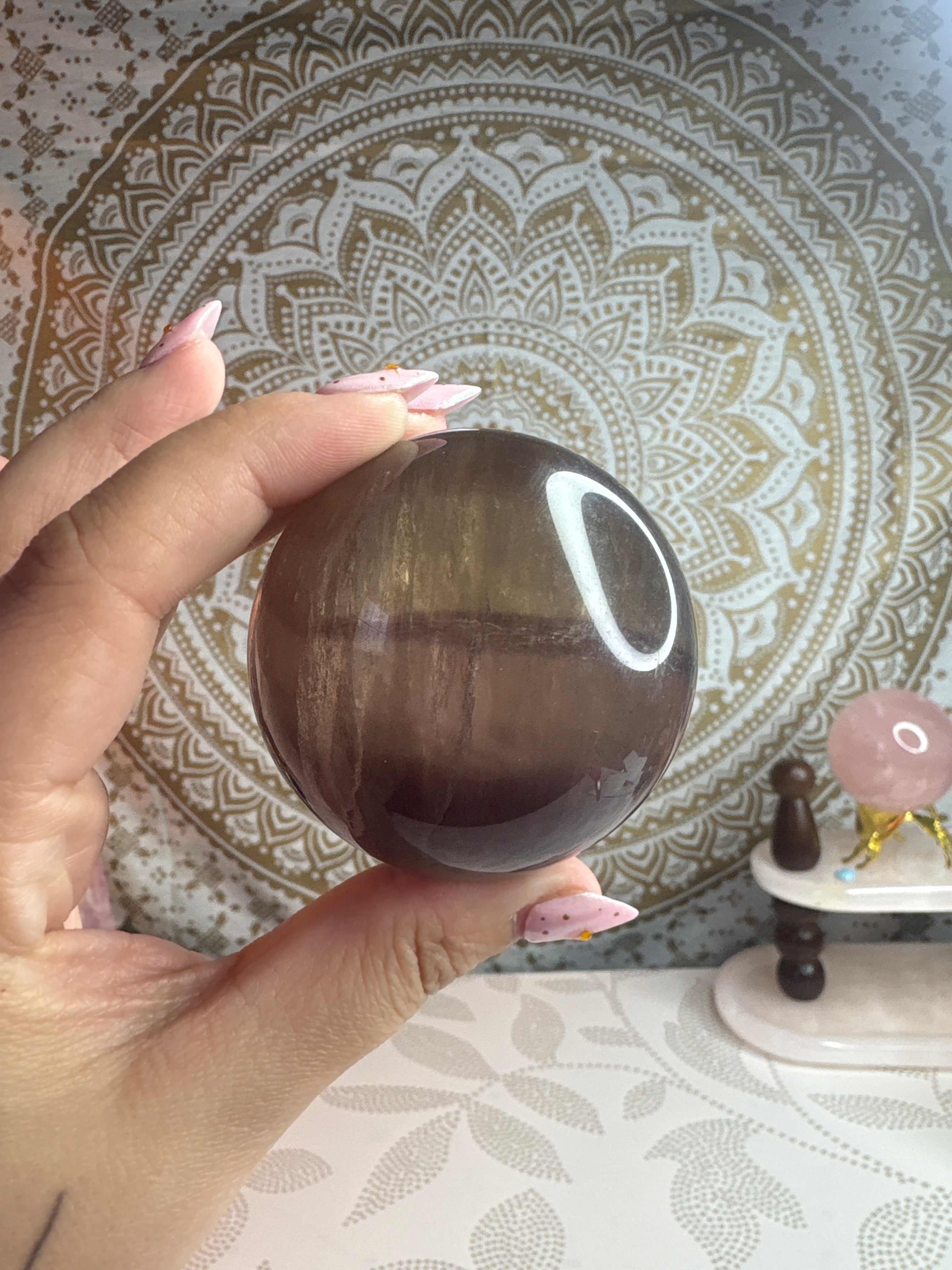 Imperfect Fluorite Sphere