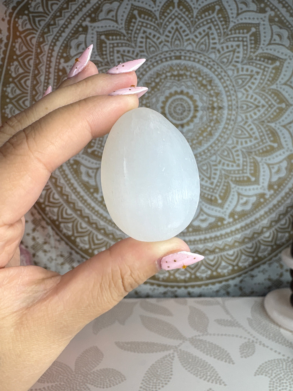Satin Spar Egg
