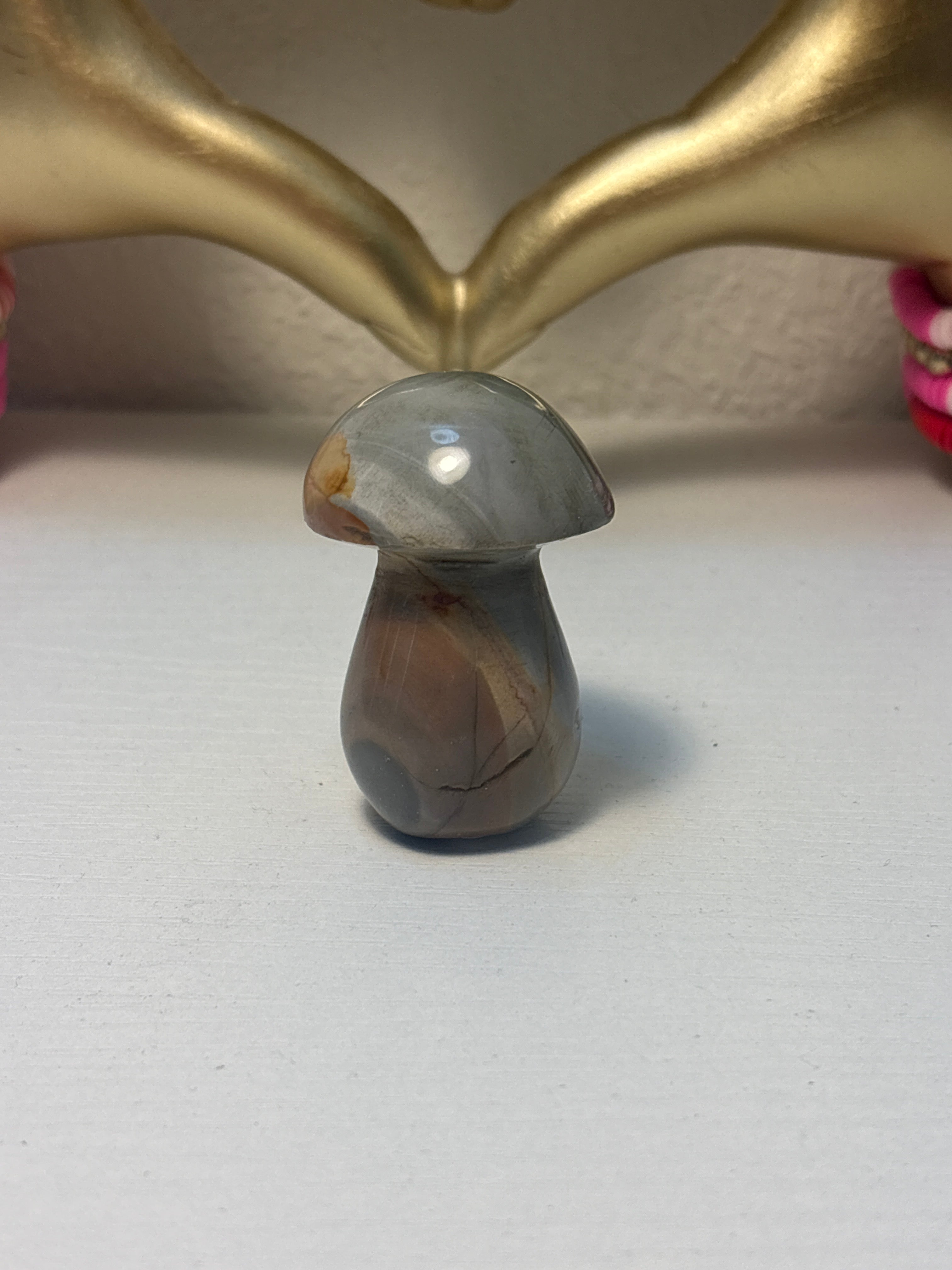 Polychrome Jasper Mushroom