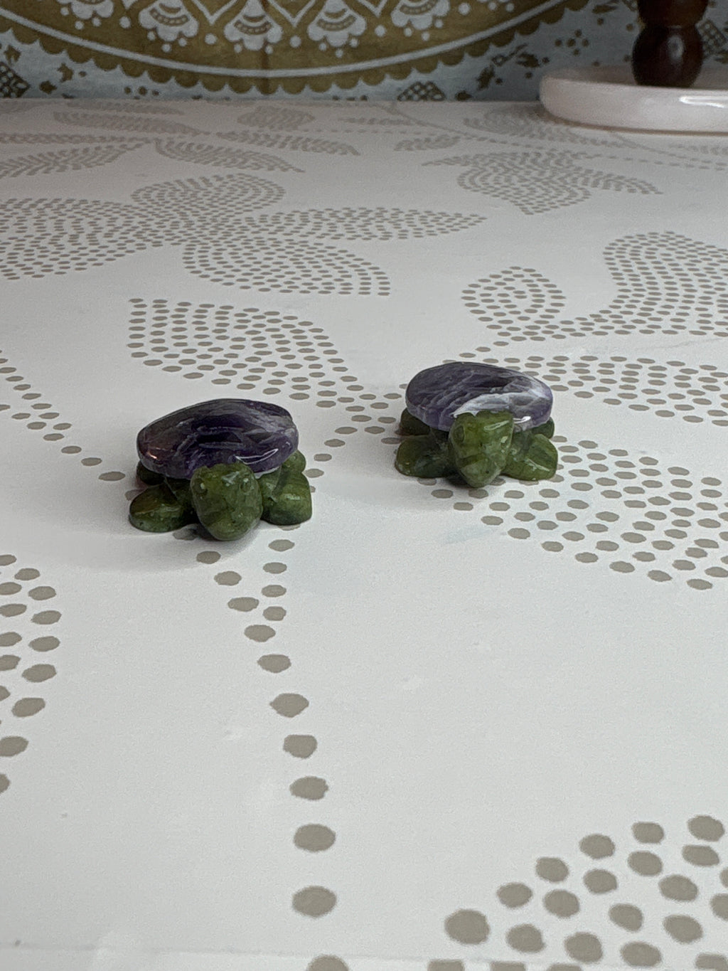 Small Chevron Amethyst Turtle