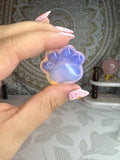 Small Pink Opalite Pet Paw
