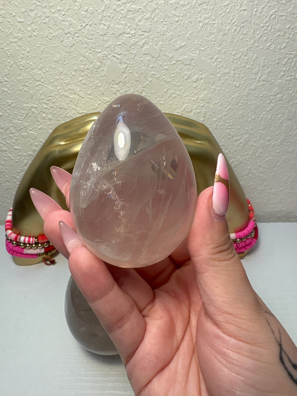 Rose Quartz Egg