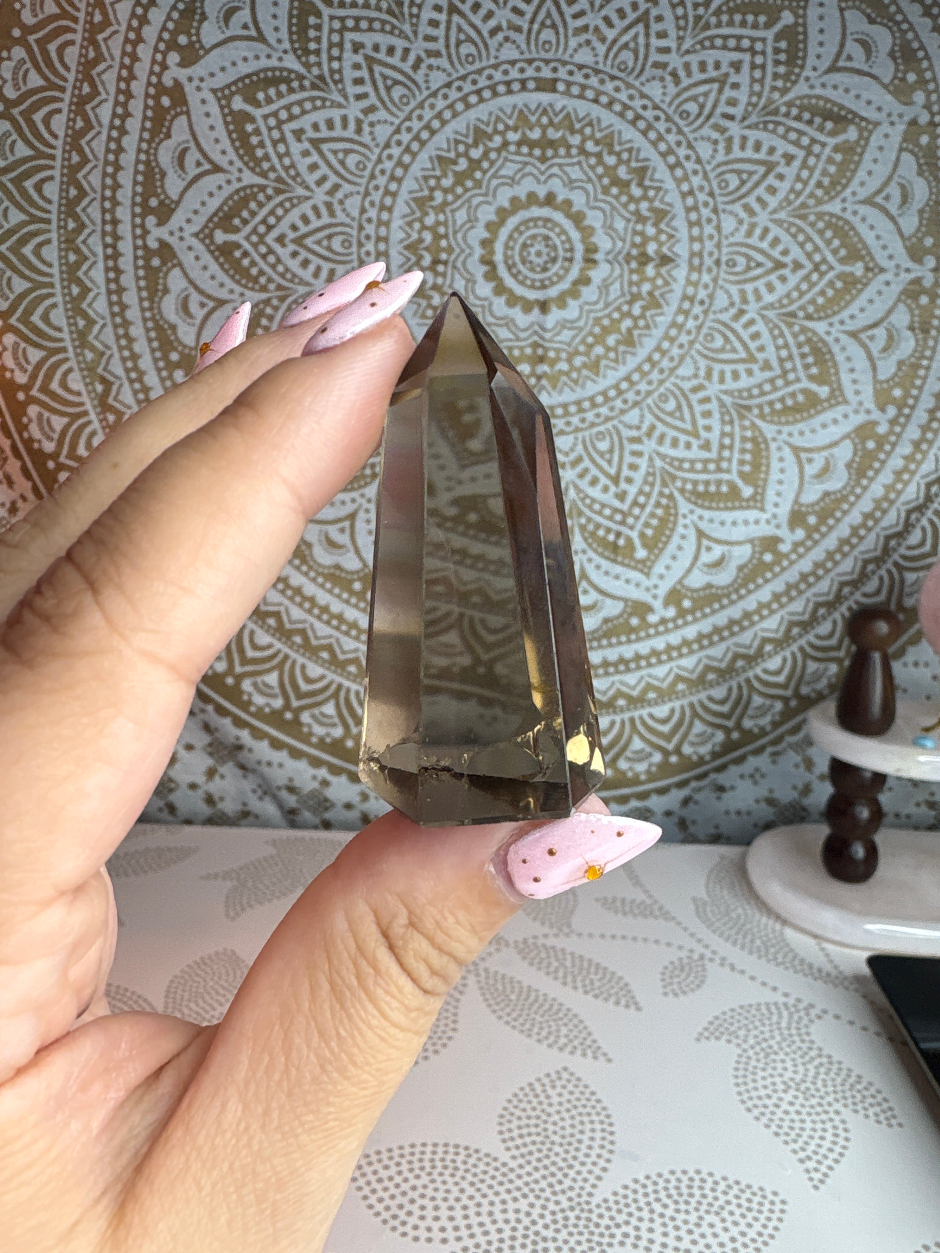 Imperfect Smokey Quartz Tower