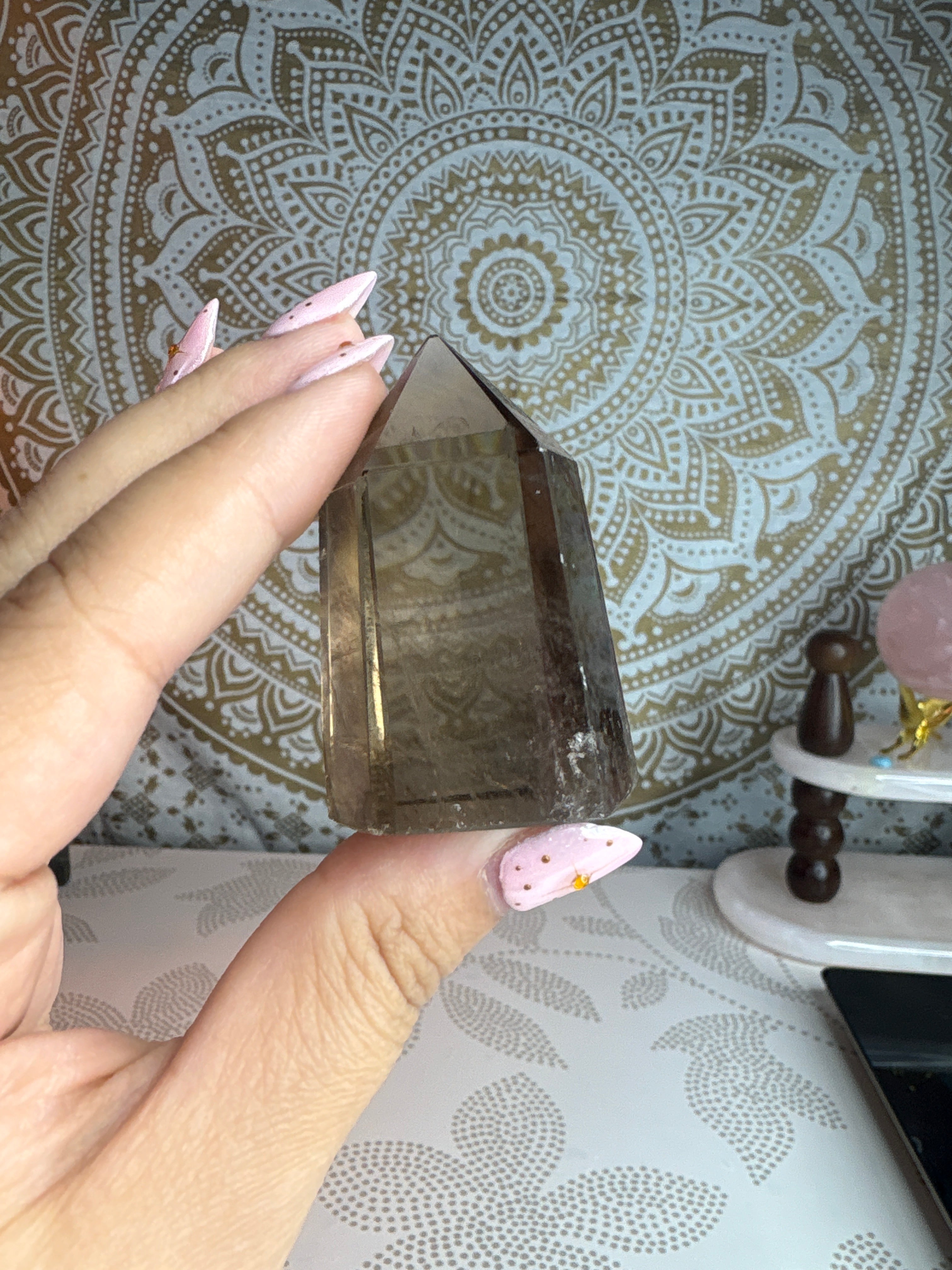 Imperfect Smokey Quartz Tower