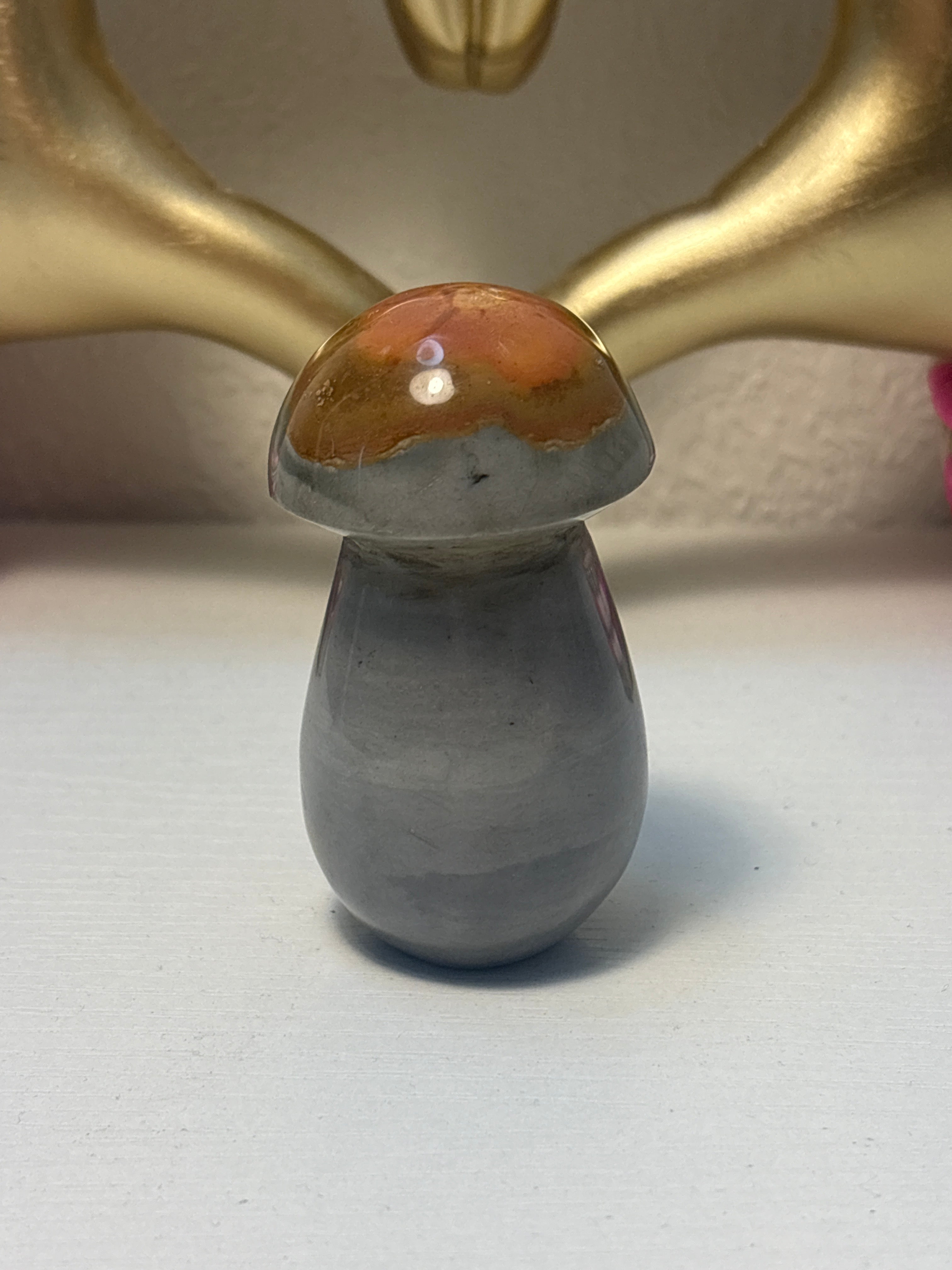 Polychrome Jasper Mushroom